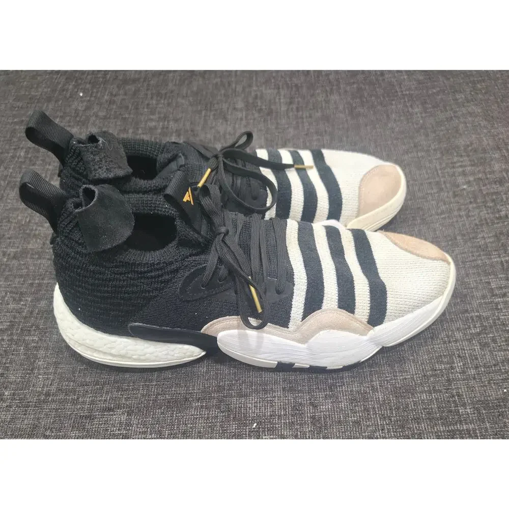 Adidas Trae Young 2 Super Villain Black White H06477 Men's Size 14 Boost